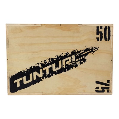 Tunturi Plyo Box i trä med tre höjdalternativ 50, 60 och 75 cm