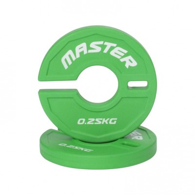 Master Fitness Add On Plates grön 0,25 kg