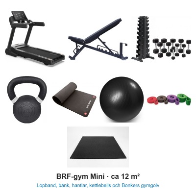 BRF-gym Mini – färdigt gympaket för föreningar med Bonkers gymgolv