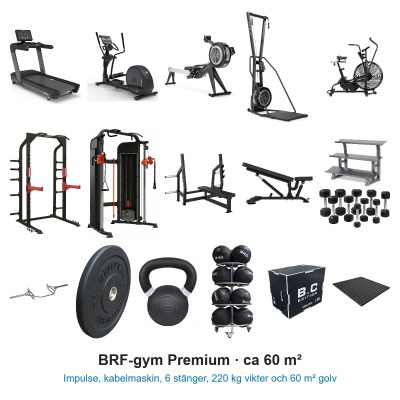 BRF-gym Premium – färdigt gympaket för föreningar