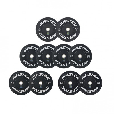 Master Fitness Bumper Set 120 kg Ski Team