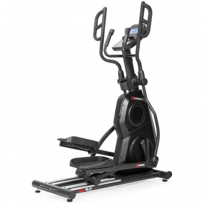 Gymstick GX9.0 Crosstrainer med svart ram rörliga handtag och stora fotplattor