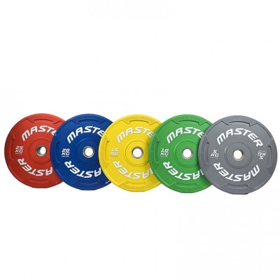 Master Fitness Easygrip Color färgade bumperviktskivor i set