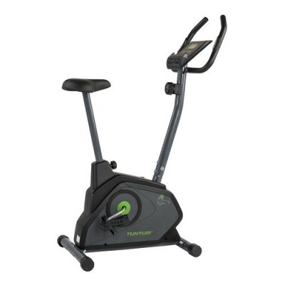 Tunturi Cardio Fit B30 motionscykel med upprätt sittposition, justerbart styre och kompakt ram i svart utförande