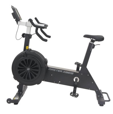Luftdriven Master Fitness Fanbike XB 615 Air med rörliga handtag och stort fläkthjul.
