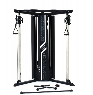 X13 Functional Trainer - Huvudbild som visar maskinens robusta konstruktion och dubbla kablar för mångsidig träning.