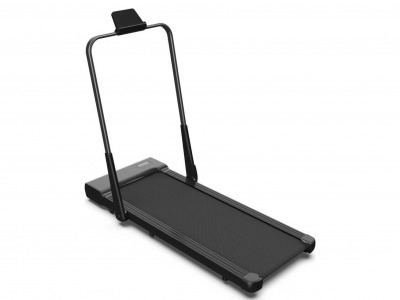 Master Fitness W14 gåband med uppfällbart handtag, rektangulär gångyta och svart ram, visat fristående
