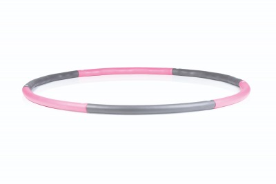 1,5 kg Joined Hula Hoop rockring i grått och rosa