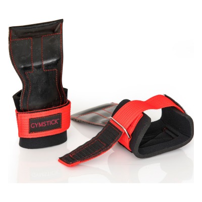 Gymstick Lifting Grips, dragremmar med greppdynor för bättre grepp i drag- och lyftövningar, mot vit bakgrund.