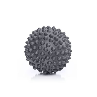 Gymstick knurled massageboll 9,5 cm grå – triggerpunktmassage och rörlighet