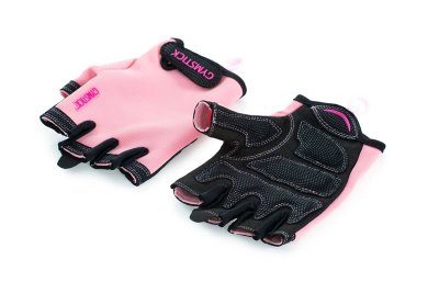 Gymstick Training Gloves i rosa och svart, ett par