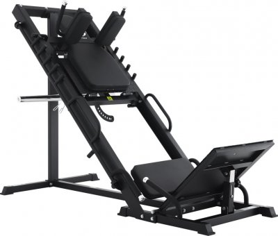 Master Fitness legpress och hacklift kombimaskin 50 mm med vinklingsbar fotplatta