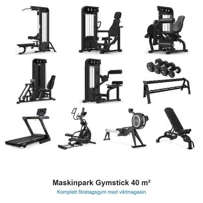 Maskinpark Gymstick 40 m²