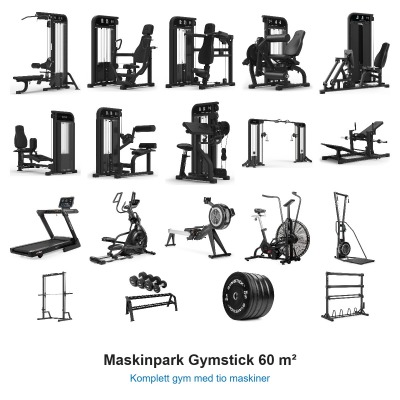 Maskinpark Gymstick 60 m²