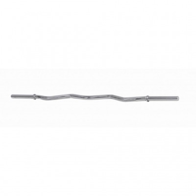 Curlstång 25 mm med rak stångform och silverfärgad metall på vit bakgrund.