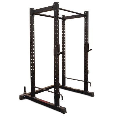 Alpha Power Rack i svart stål med chinsräcke, ingår i power rack-paketet