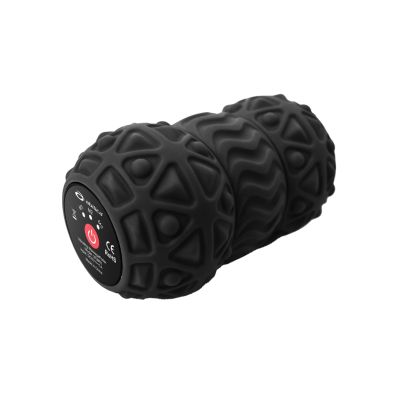 Abilica Vibrating MassageRoller – vibrerande massagerulle i svart gummi