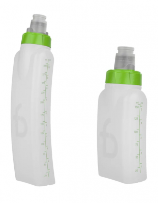 FlipBelt Arc Bottle 180 ml och 330 ml med vit bakgrund