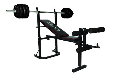 Weight Bench with 40kg Barbell Set