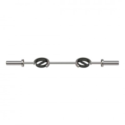 Gymleco 415Q Supra Curl Bar – 124 cm curlstång med roterande handtag för biceps och triceps utan att belasta handlederna.