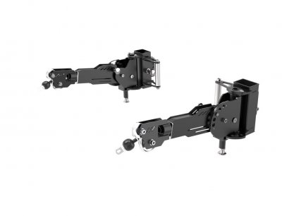 Swing Arm X16–X19 detalj på fäste och låsning